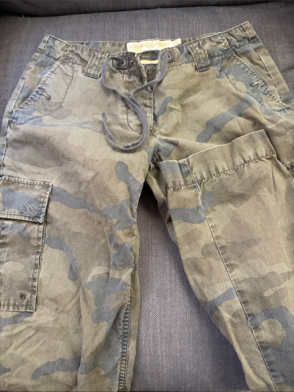 JCrew Camo Print Cargo Pants